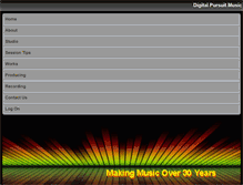Tablet Screenshot of digitalpursuitmusic.com